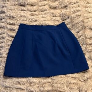 Zara Navy Blue Mini Skirt